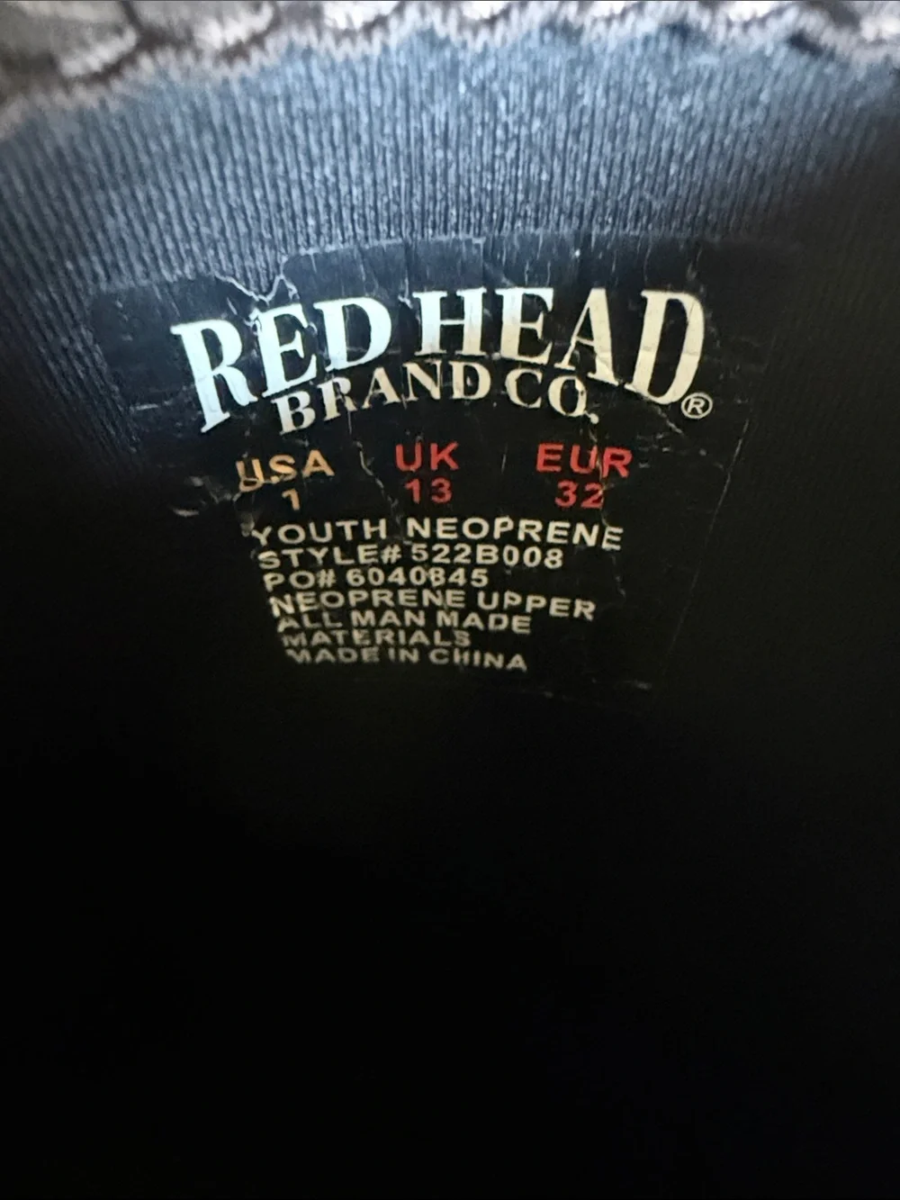 RedHead waterproof lower
